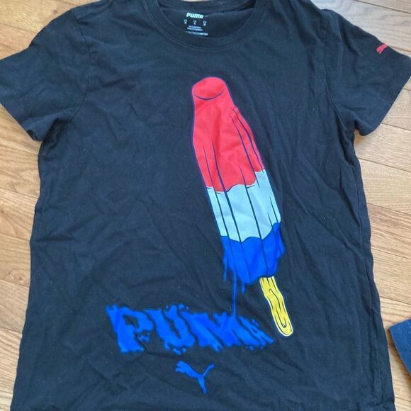 Womens Puma Bomb Pop Tshirt - Picture 1 of 2